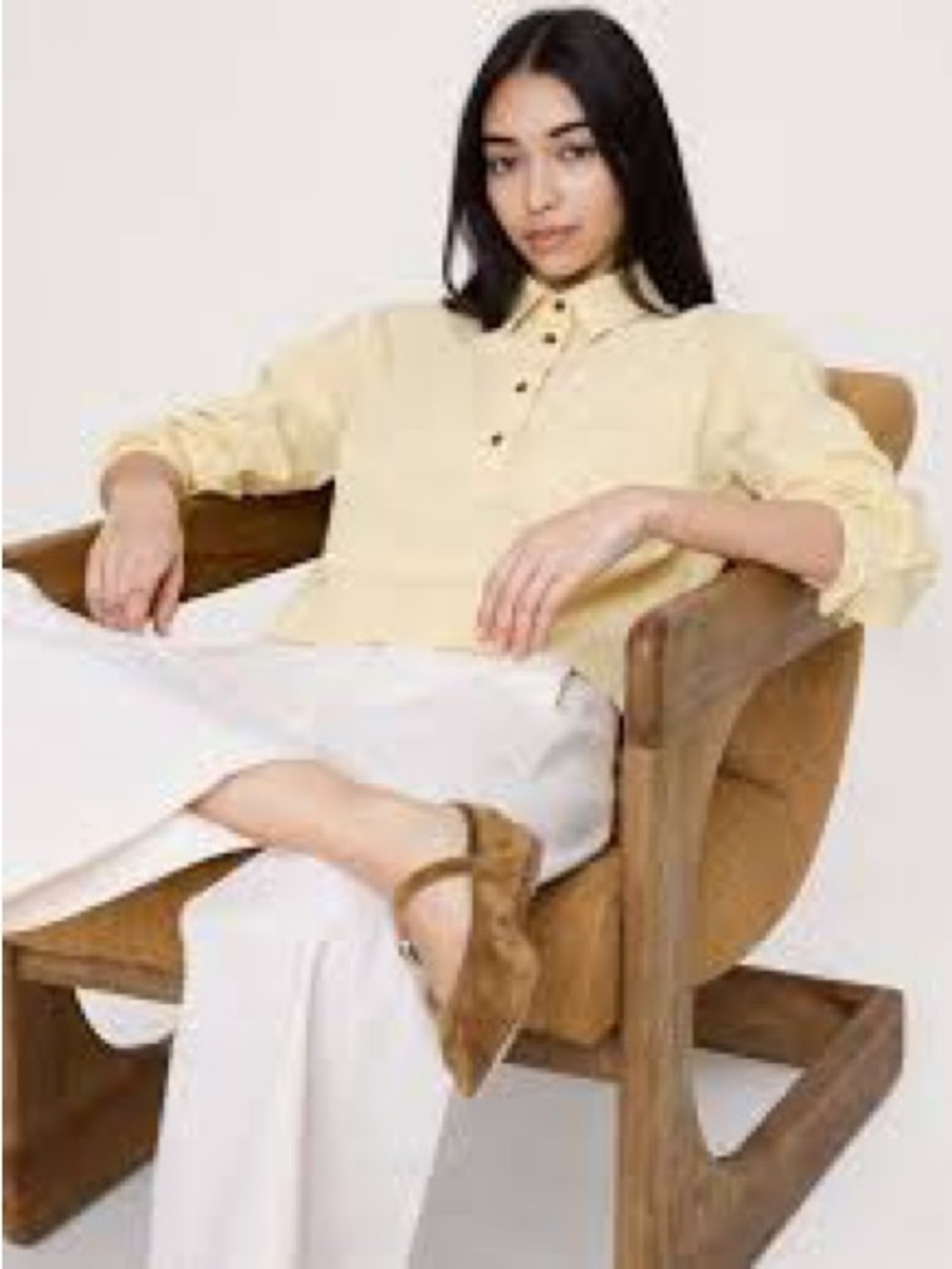 BNWT banana republic oversized twill cotton popover shirt